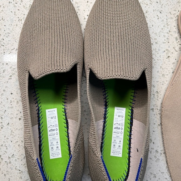 Rothy’s The Almond Loafer in Khaki Women’s Size 12 - Picture 3 of 8